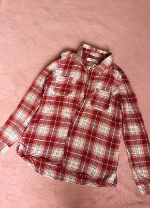 Тепла сорочка в клітку