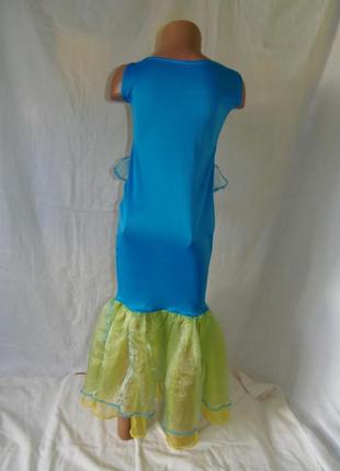 Карнавальное платье русалки,русалка на 7-8 лет2 фото