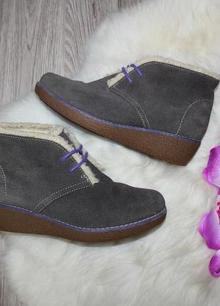 Шкіряні чоботи clarks! 36 р.