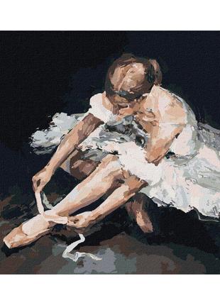 Картина за номерами "жіноча грація" ідейка kho4902 40х50 см топ