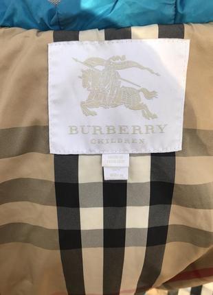 Пухова куртка пуховик burberry5 фото