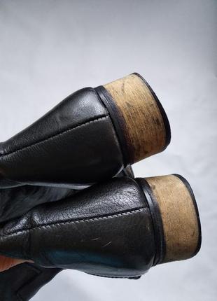 Итальянские кожаные демисезонные сапоги lazamani4 фото