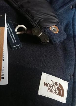 Брендовая фирменная зимняя шерстяная куртка натуральный пуховик the north face sierra down jacket,оригинал из сша,новая с бирками, размер l.7 фото