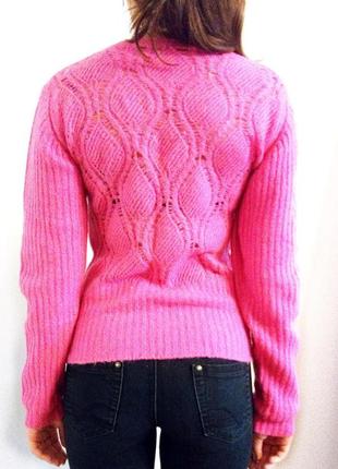 Шикарный натуральный ажурный свитер 3