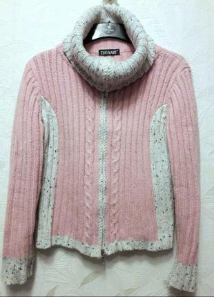 Очень тёплая кофта, 46?-48-50?, машинная вязка, акрил, yssa mary