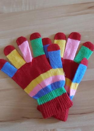 Теплые перчатки размер s