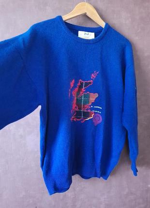 Якісний синій светр pringle of scotland