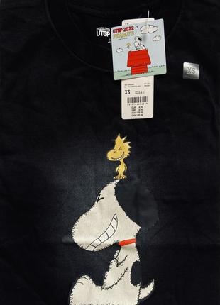 Стильная футболка с принтом peanuts, uniqlo8 фото