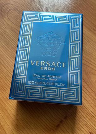 Versace eros 100ml eau de parfum версаче эрос мужская парфюмированная вода