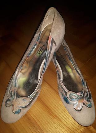 Brunella, нові італійські замшеві туфлі! р.-38/391 фото