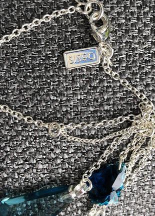 Цепочка колье бирюза 7