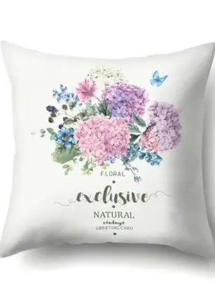 Berni home наволочка декоративная floral exclusive 45 х 45 см