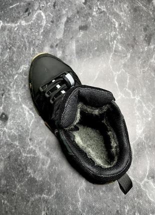 Зимние мужские кроссовки merrell black beige (мех )40-453 фото