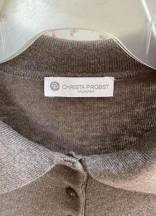 Пуловер кашемір вовна christa probst3 фото