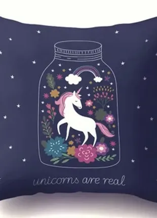 Berni home наволочка декоративная unicorns are real 45 х 45 см