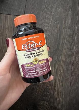 Fav эстер-с с клюквой, 90 таблеток, ester-c 1000 with cranberry