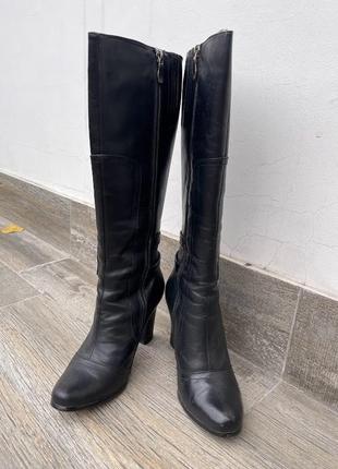Сапоги зимние кожаные hush puppies р.37