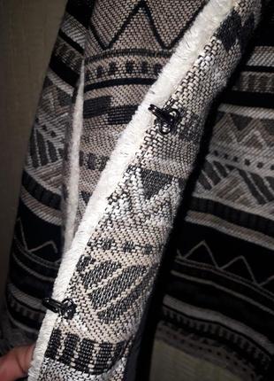 Стильный брендовый жаккардовый пиджак жакет в этно бохо стиле anna scott3 фото
