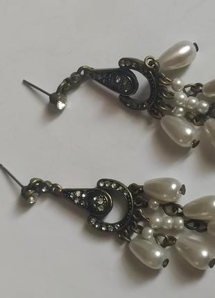 Сережки пусети вінтаж