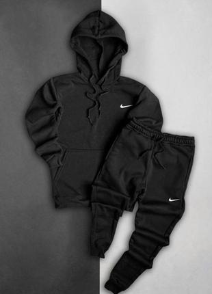 Зимний мужской спортивный трикотажный костюм nike1 фото