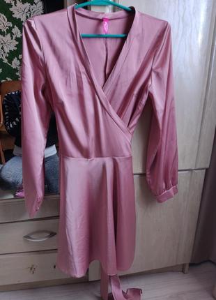 Сукня атлас