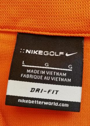 Футболка nike golf nalitique розмір: l-xl оранджевий колір оригінал!4 фото