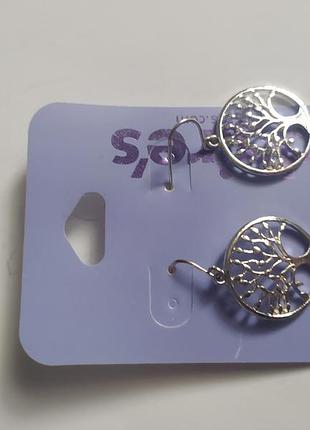 Серьги дерево дытья бренд