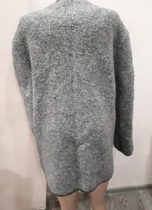 Великий розмір шерсть пальто-піджак giesswein австрія4 фото