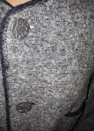 Большой размер шерсть пальто-пиджак giesswein австрия5 фото