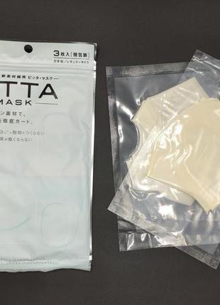 Защитная маска – pitta, оригинал! япония (с зарегистрированным штрих кодом)4 фото