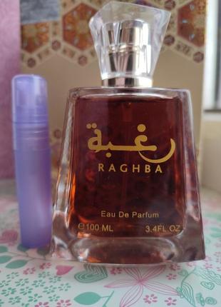 Розпив! парфумована вода 3мл lattafa parfumes raghba1 фото