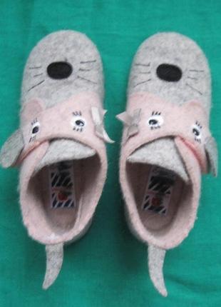 Elefanten (23) шерстяные тапочки ботиночки топики теплые детские2 фото
