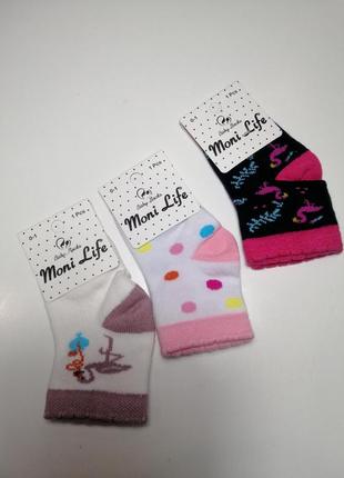 Детские носочки для малышей.красивые детские носочки для девочки. турция1 фото