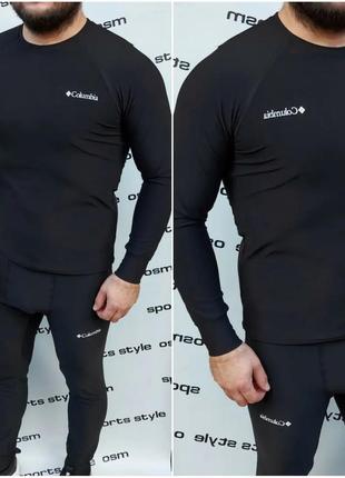 Термонабор columbia мужской осень зима , мужское термобелье реглан и подштанники на микрофлисе