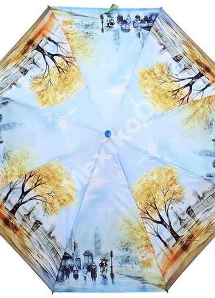 Женский зонт zest полный автомат серия фото, расцветка осень в лондоне