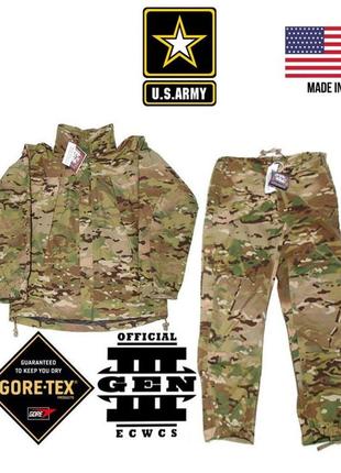 Комплект gore tex , шани куртка usa ecwcs gen iii level 6 l/r original, новий