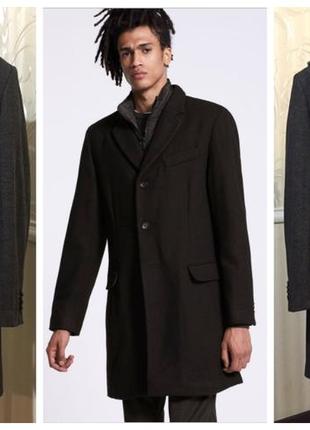 Пальто с вязаной вставкой - шерсть, celio (франция), размер s1 фото