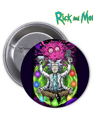 Значок rick and morty рік та морті