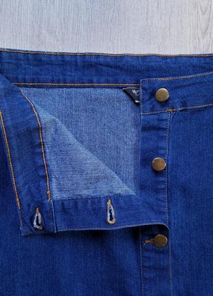 Спідниця джинсова на гудзиках 14-16 р-ру.8 фото