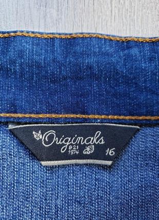 Спідниця джинсова на гудзиках 14-16 р-ру.2 фото