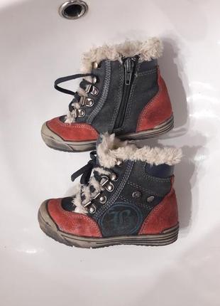 Blooms ботинки натур. полусапожки зима унисекс