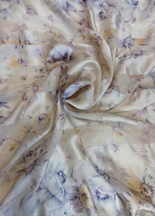 Вінтажний шовковий платок jun ashida4 фото
