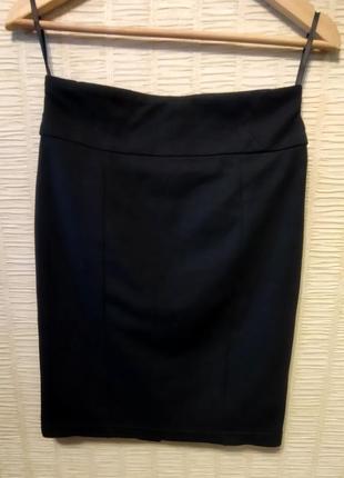 Черная юбка юбочка карандаш