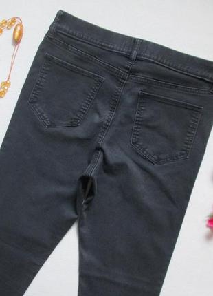 Шикарные стрейчевые джинсы скинни графит высокая посадка f&f 🌺🍒🌺4 фото