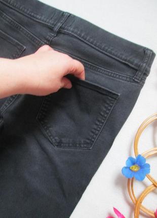 Шикарные стрейчевые джинсы скинни графит высокая посадка f&f 🌺🍒🌺5 фото