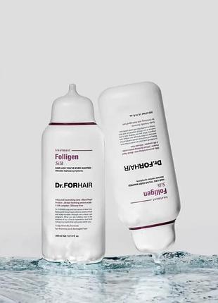 Відновлювальна маска-кондиціонер для пошкодженого волосся dr.forhair folligen silk treatment 300 мл