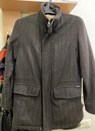 Зимнее шерстяное пальто премиум серии m&s 🤎1 фото