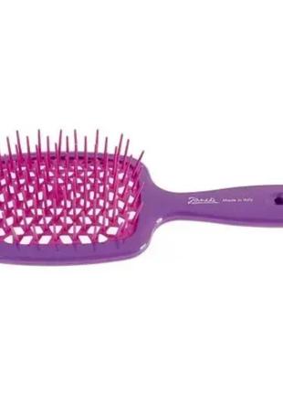 Щітка для волосся фуксія з малиновим janeke superbrush 86sp226 vio