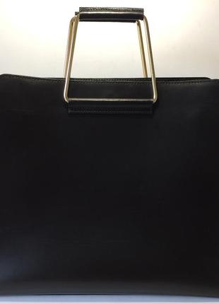 Кожаная  cумка  topshop  размеры: 38*31*14 см.  оригинал2 фото