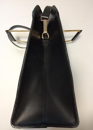 Кожаная  cумка  topshop  размеры: 38*31*14 см.  оригинал5 фото